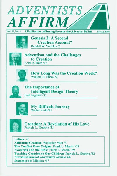 Adventists Affirm : Volume 16, Number 1 - Creation